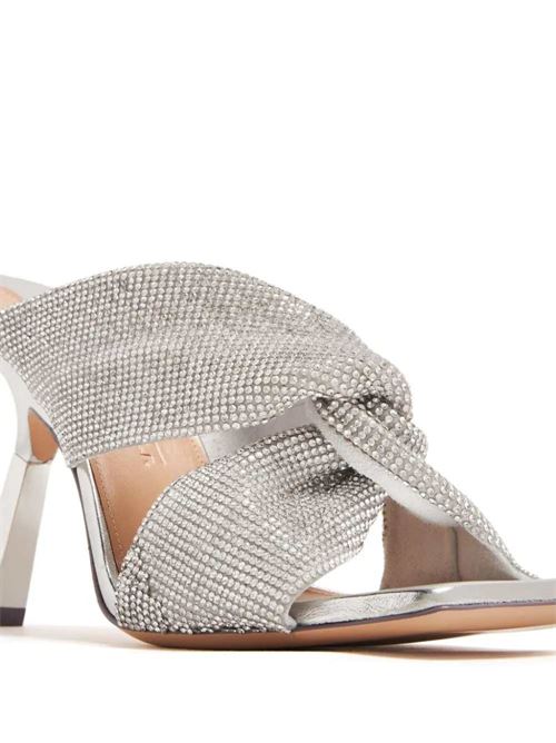 Woman silver sandals Sebastian Milano | SE1175SILVER